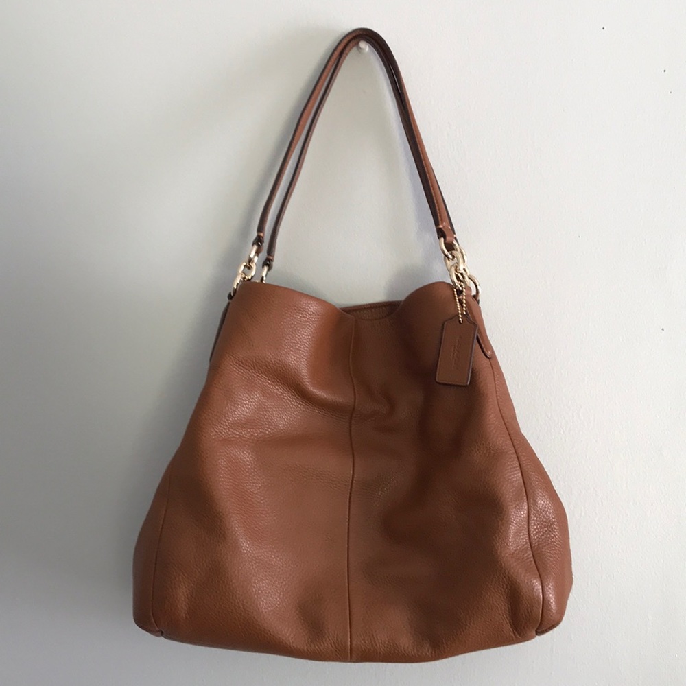 Coach leather purse